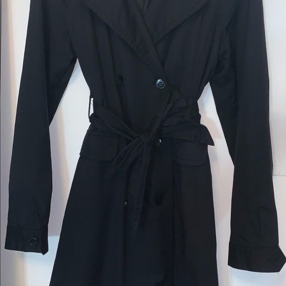 JACOB TRENCH COAT, black, FROM 2002, EUC - Picture 5 of 8